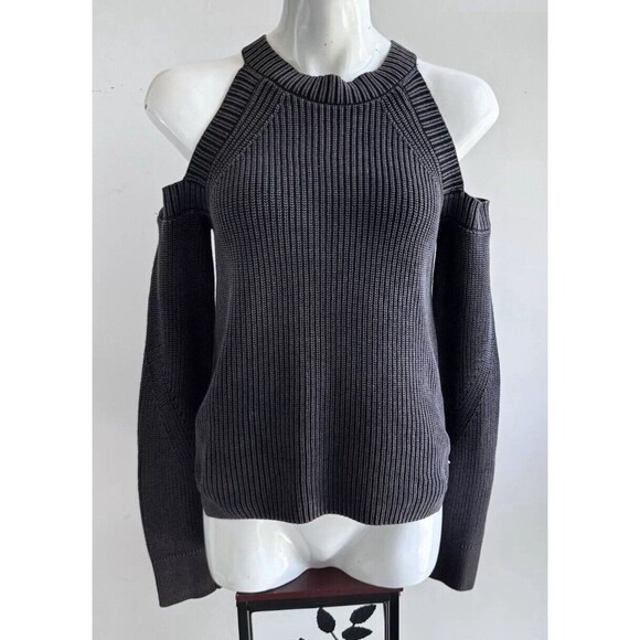 rag & bone Black Off-the-Shoulder Sweater - Picture 4 of 7